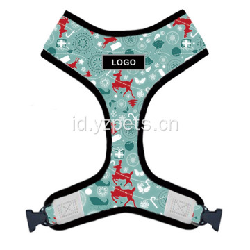 Logo kustom pabrik yang dapat disesuaikan Dog Harness